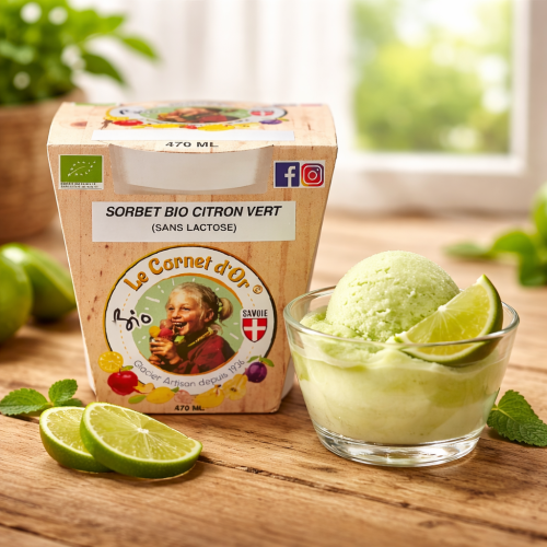 Sorbet bio citron vert