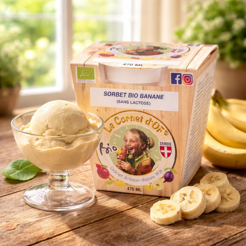 Sorbet bio Banane